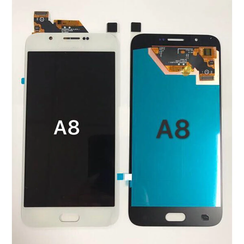 ЖК дисплей Super Amoled для Samsung Galaxy A8 A8000 A800 A800F и сенсорный экран с дигитайзером в
