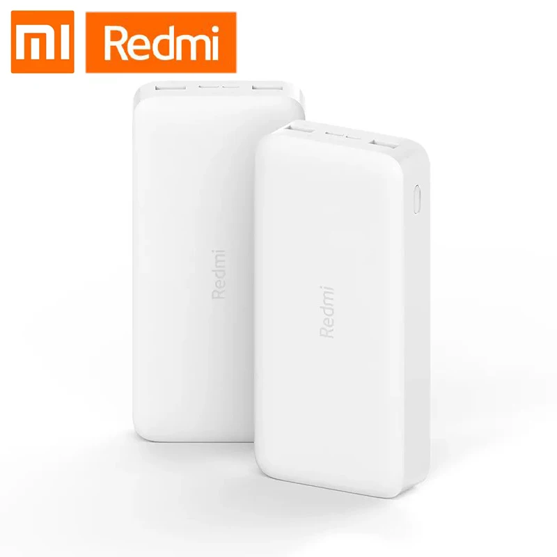 Оригинальный внешний аккумулятор Xiaomi Redmi 20000 мАч 18 Вт быстрая зарядка 5 1 в 3 6 А