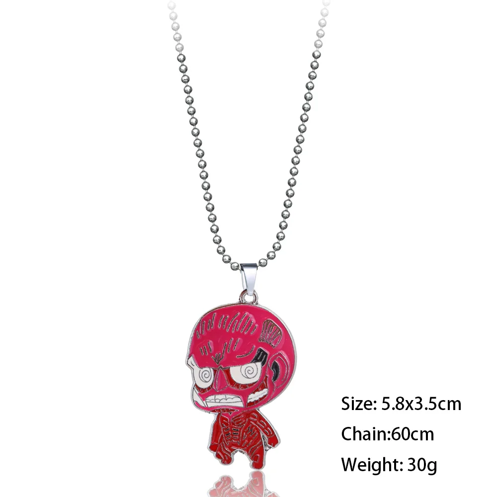 Ожерелье Эрена Микаса Леви из атаки на Титанов подвеска-чокер цепочки ожерелья