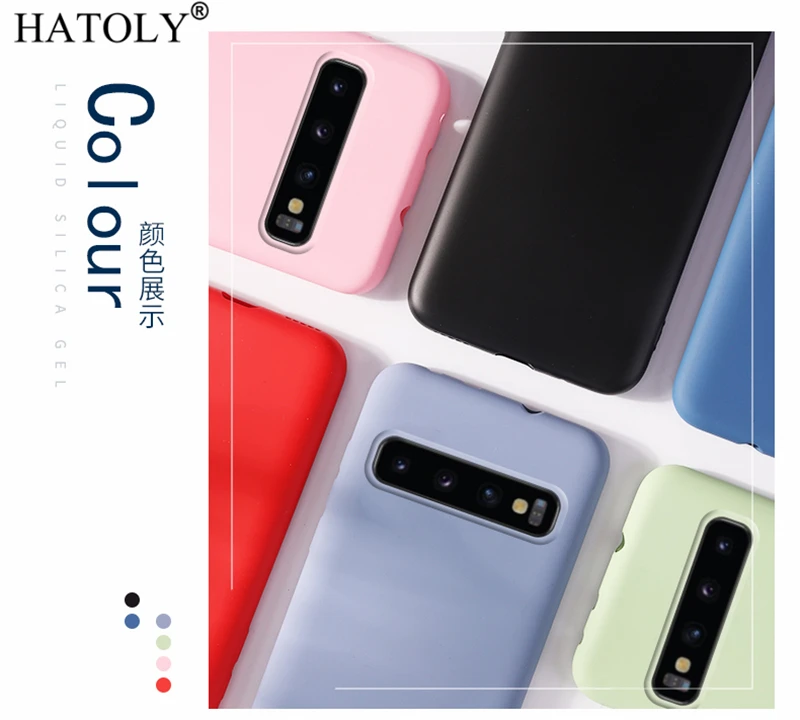 Чехол для телефона HATOLY Samsung Galaxy S10 силиконовые чехлы с жидкостью тонкий мягкий