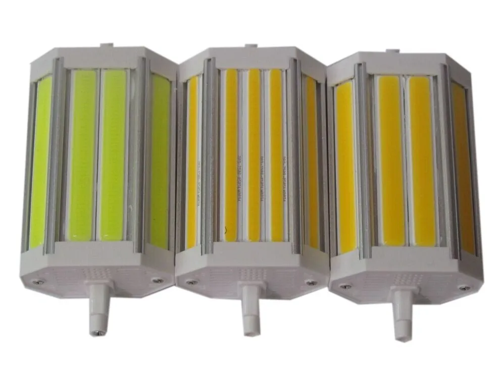 30 Вт Диммируемый R7S светодиодный светильник 118 мм без вентилятора COB led R7S прожектор J118 светильник AC85-265V