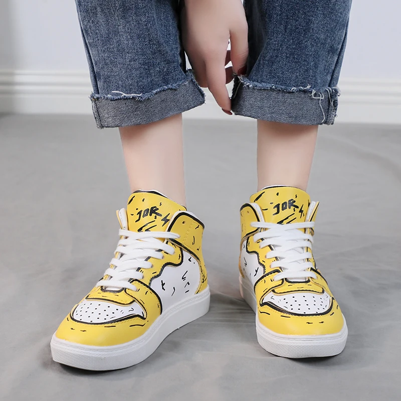 Новинка 2019 года Сезон Зима женские кроссовки на платформе сезон осень высокие