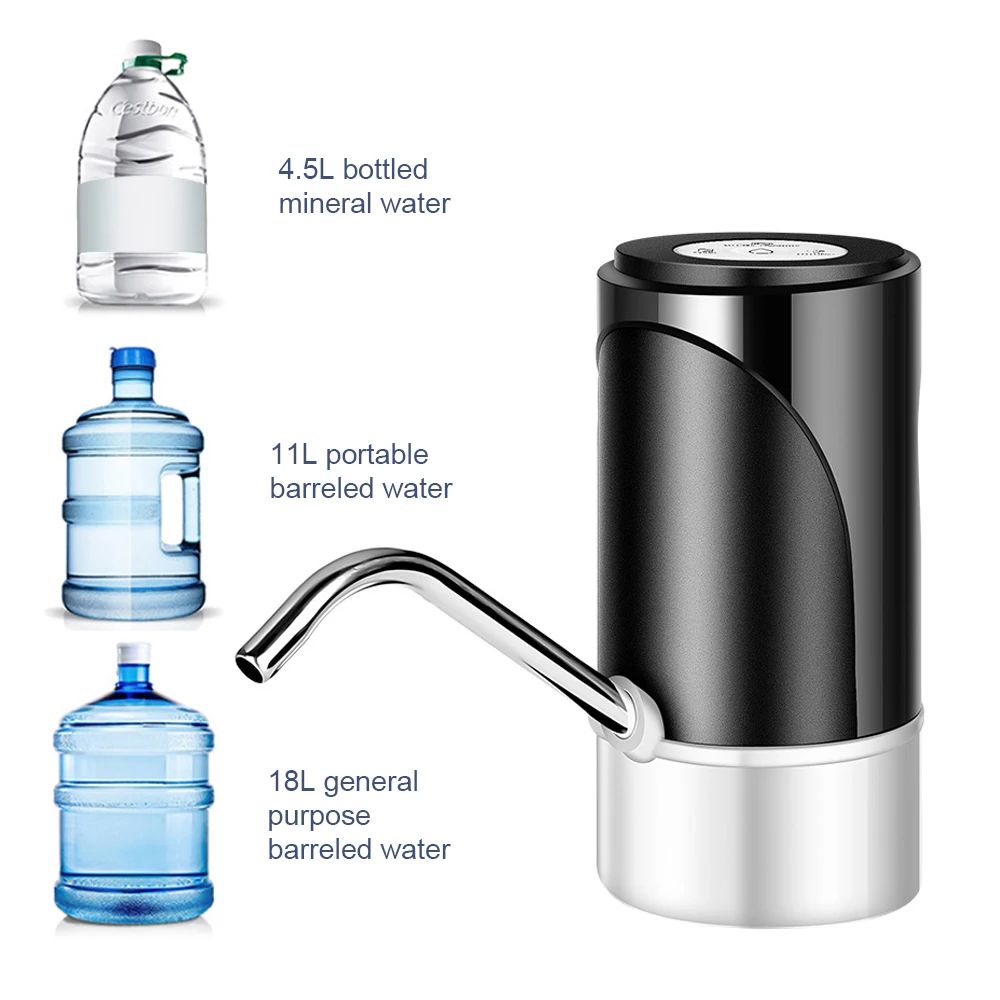 Помпа для питьевой воды 4 5-19 литров автоматическая зарядка от USB | Дом и сад