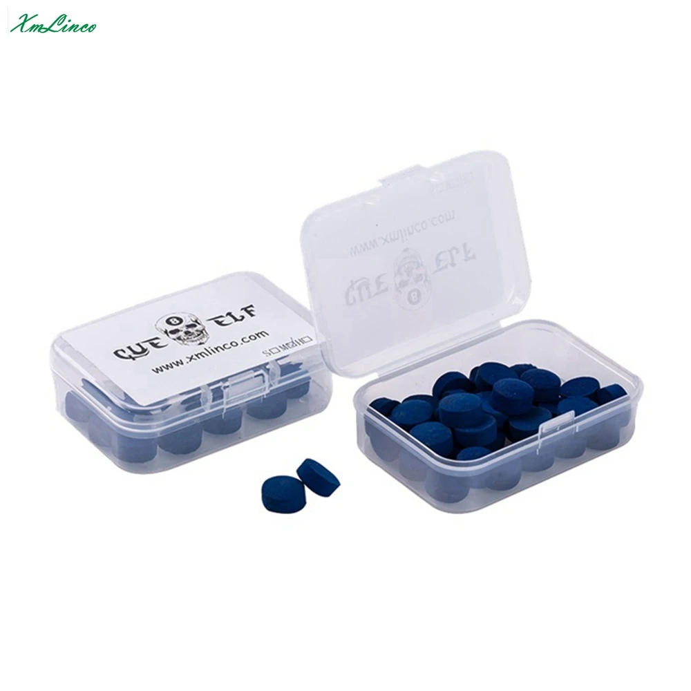 6 слоев Профессиональный 10 мм бильярдный кий наконечники синий монолаер вода