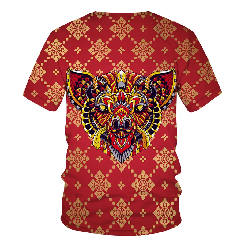 Футболка с коротким рукавом мужская круглым вырезом повседневная в стиле хип-хоп