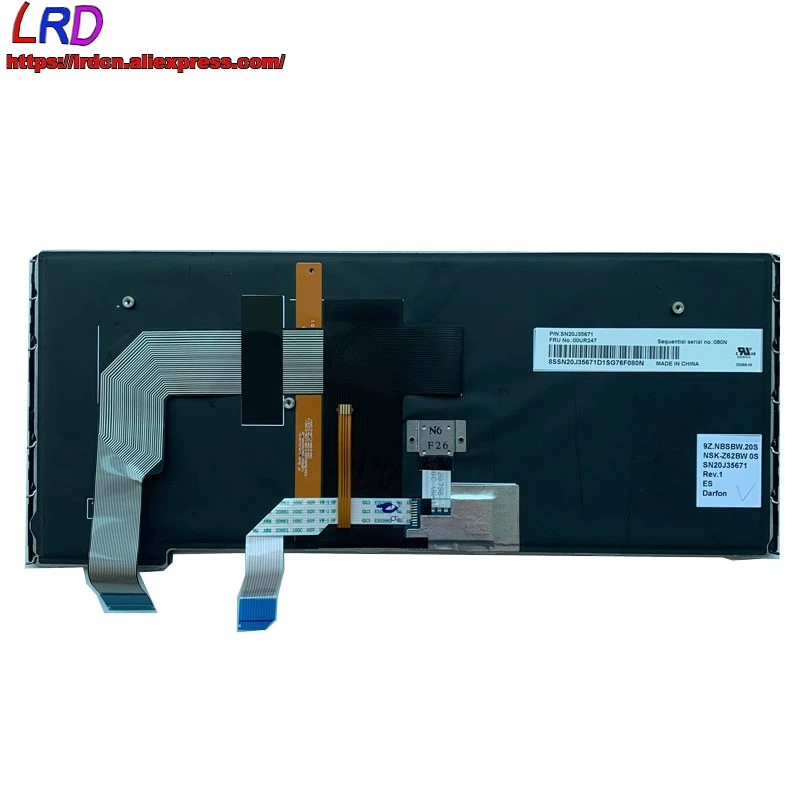 Клавиатура для ноутбука Lenovo абсолютно новая Оригинальная с испанской