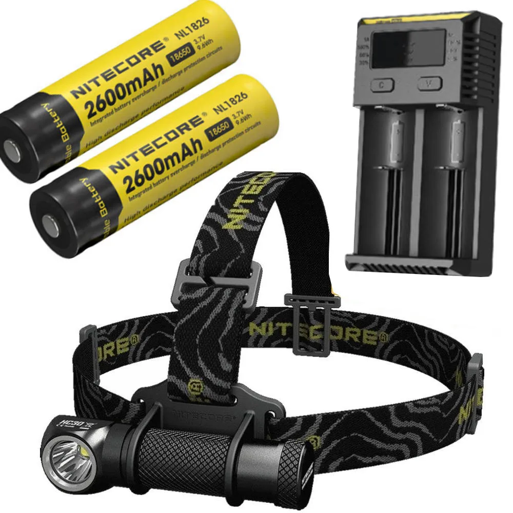 NITECORE HC30 HC30W головной светильник CREE XM-L2 U2 светодиодный Макс 1000ЛМ дальность луча 162 М