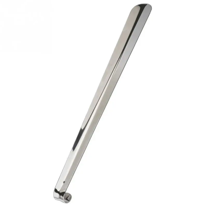 

Adults Home Stainless Steel Shoe Horn Long Handle Shoes Lifter Pull Shoehorn Slip Handle Portable Shoes Remover Durable