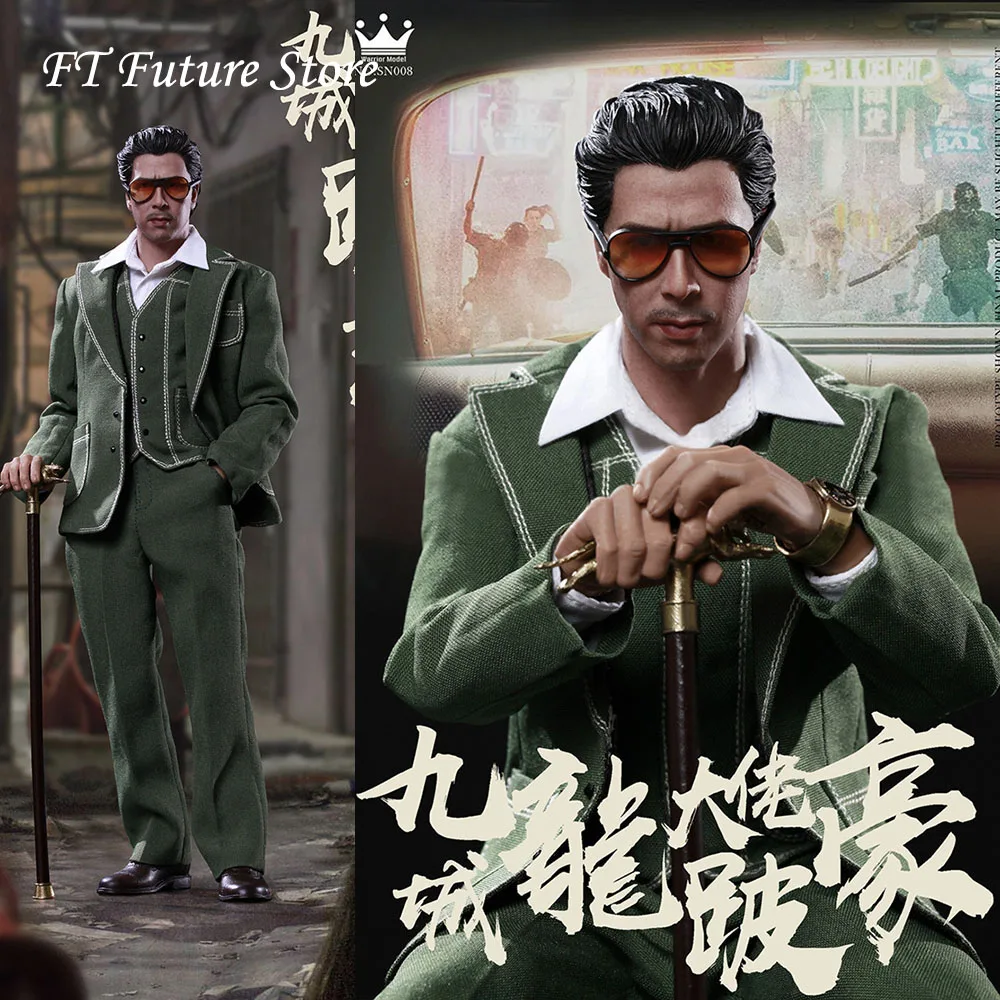 

В наличии для любителей подарки 1/6 SN008 Kowloon магнат Limpy Хо 12 ''полный набор фигурку кукла модель аксессуара