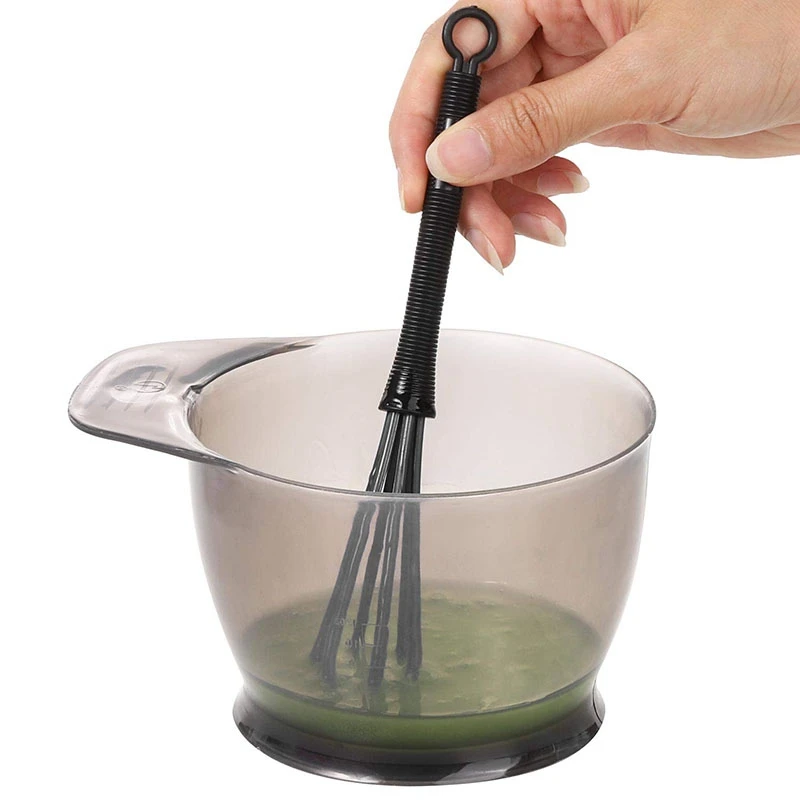 

5 Pcs Professional Hair Dyeing Tool, Suitable for Salon and Home Hair Dyeing Brush Comb, Coloring Bowl, Dye Mixer Black