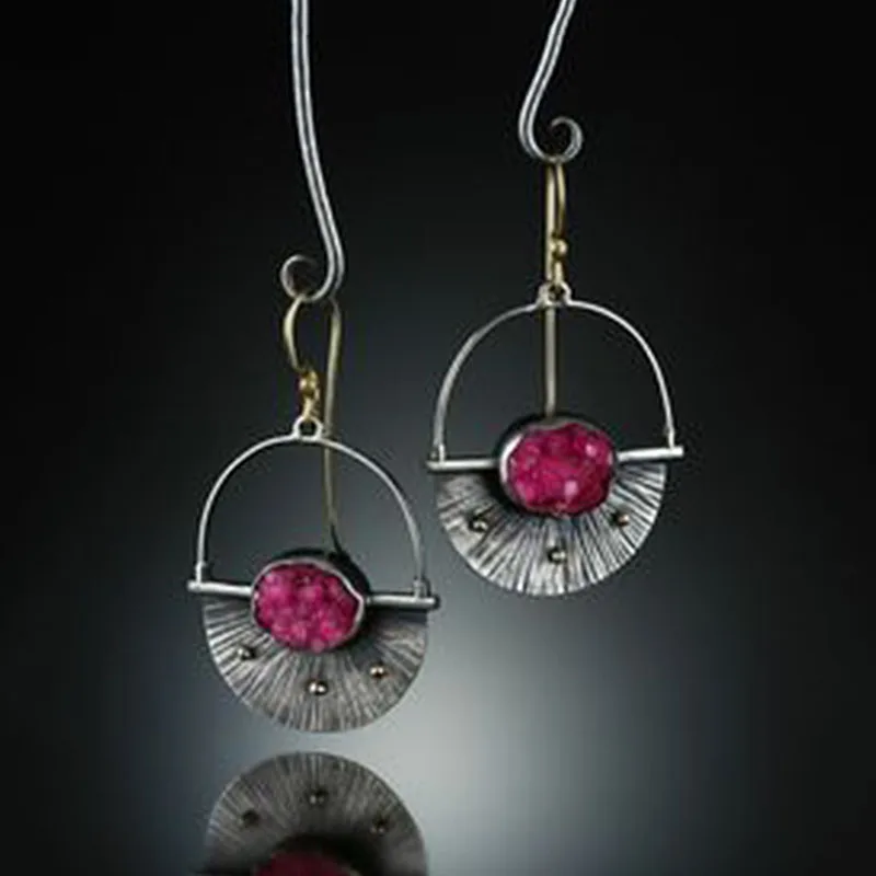 2022 винтажные этнические висячие серьги с крючком для женщин женские полимерные