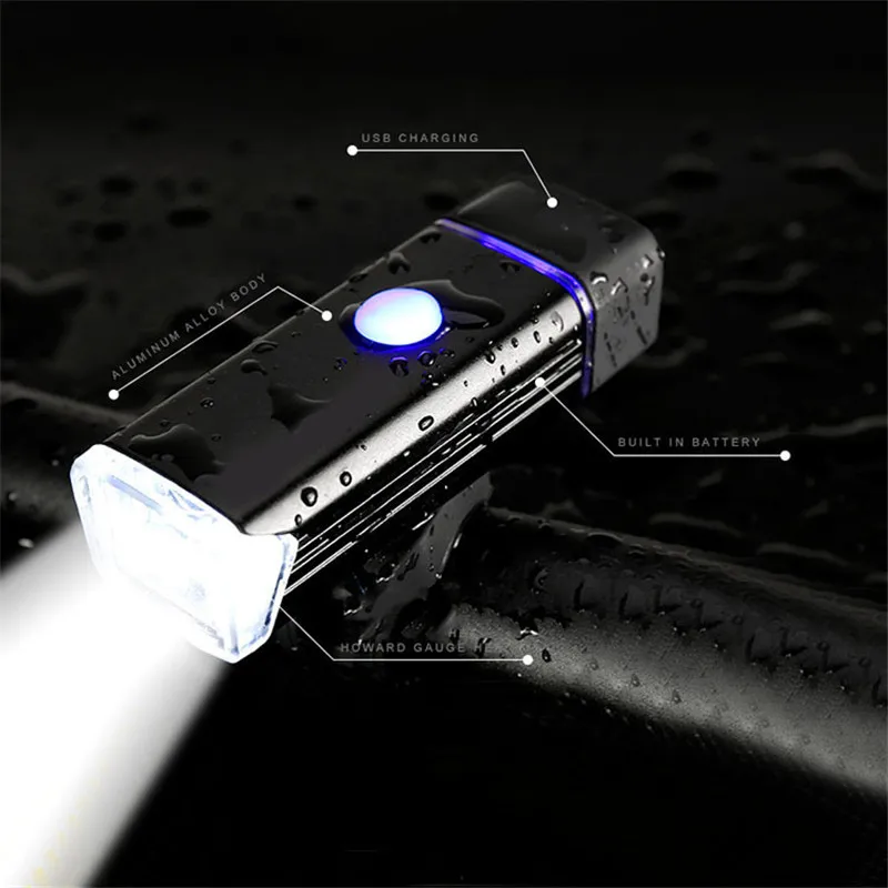 

Светильник задний фонарь с зарядкой от USB, светильник водонепроницаемый светодиодный предупреждающий фонарь для горного велосипеда