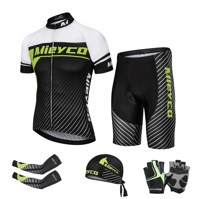 

Mieyco Team Cycling Jersey Sets Men Summer Breathable Quick Dry Bicycle Uniform Short Sleeve Racing Bike Clothing Outdoor Sports