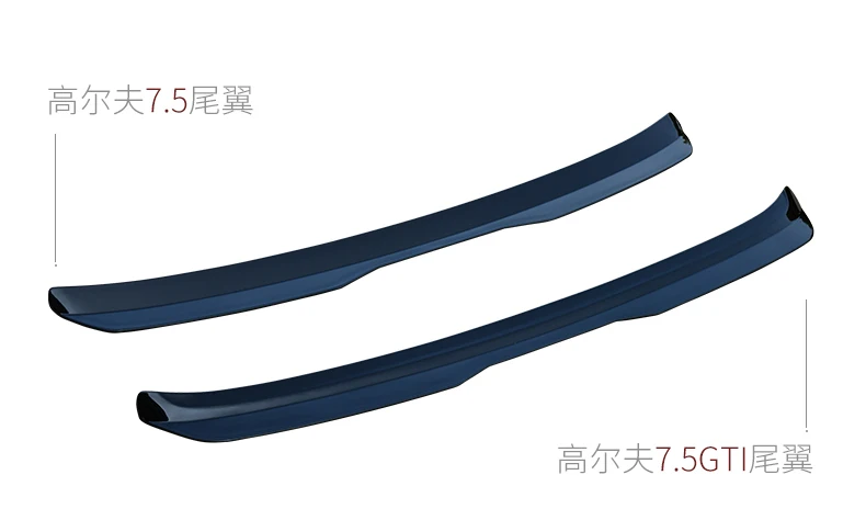 Задний спойлер на крышу из углеродного волокна/АБС крылья заднее окно для Volkswagen VW