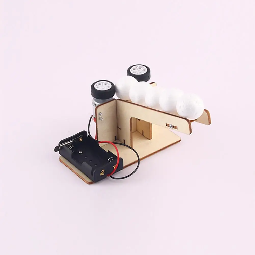 Wooden Electric Ball Pitching Materials Creative DIY Science Experiment Model Kit School Projects Teaching Educational Equipment | Игрушки и