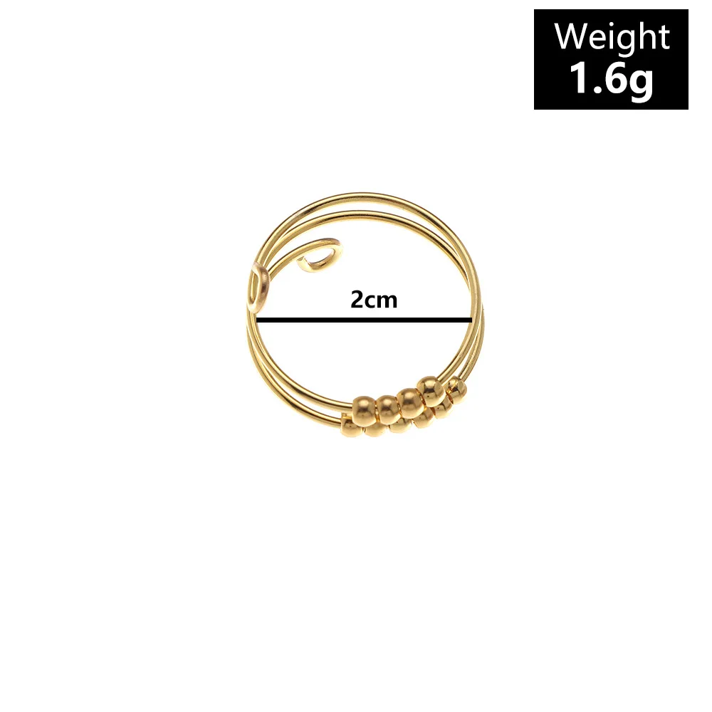 Крутое регулируемое кольцо из нержавеющей стали | Украшения и аксессуары