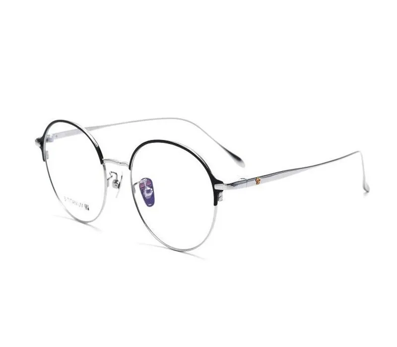 

Retro Unisex Full Rim B-titanium Prescription Lens Optical Eyewear High Quality Brand Anti-reflective Goggle Reading Glasses