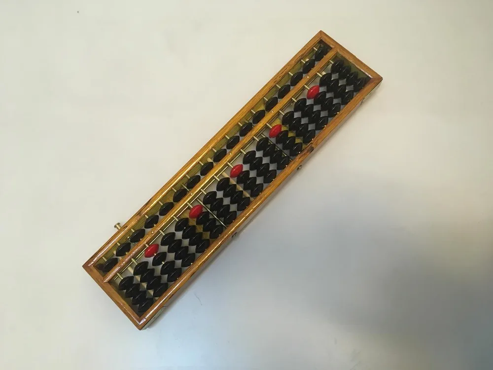 17 колонки деревянные счеты профессиональный китайский соробан инструмент в