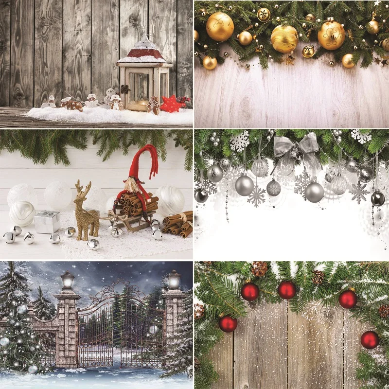 

Vinyl Custom Photography Backdrops Prop Christmas Photography Background NY6FD-7