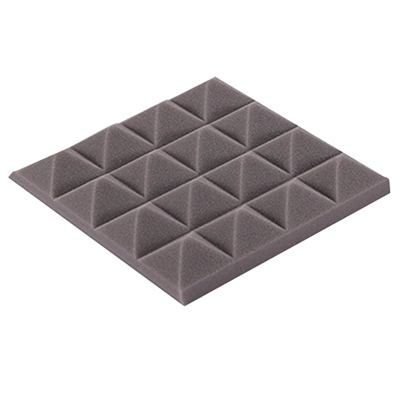 RISE 25X25X5Cm Звуконепроницаемая губка акустическая пена панель стоп поглощение