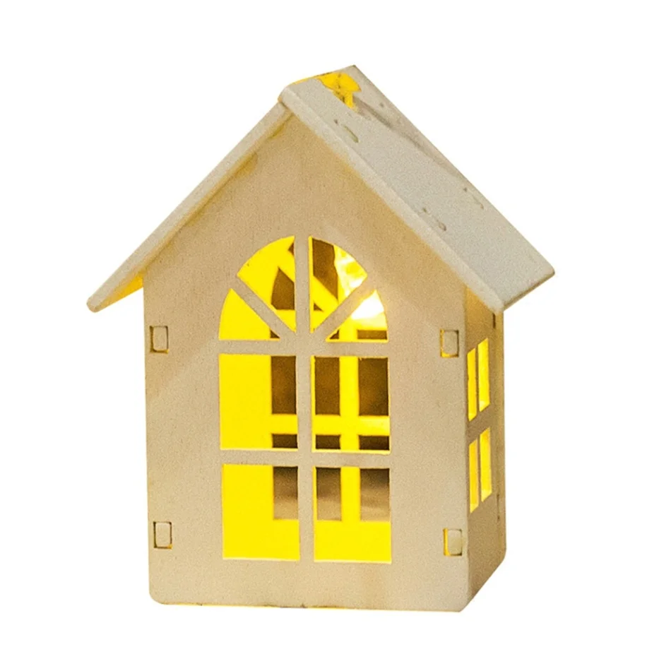 Светодиодный ная деревянная светильник рлянда для небольшого дома комнатный и