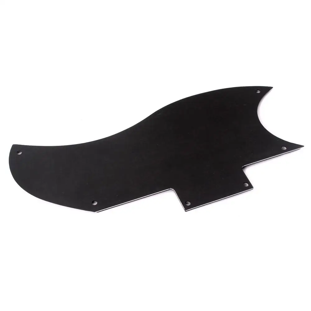 pvc gitarre schlagbrett 5 schraube loch 193mm schwarz gitarre pick guard gitarre teile für sg elektrische gitarre musik instrument zubehör f