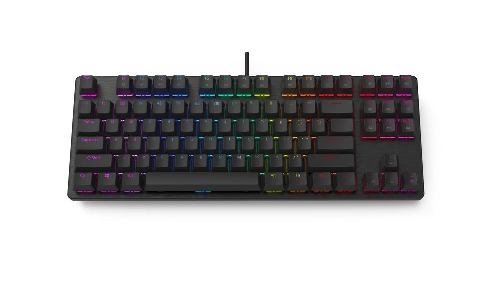 Умная утка xs87 87 Механическая клавиатура 80% TKL Горячая замена переключатель эффект