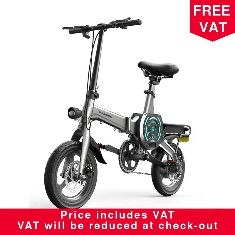 Goedkoop Nieuwe Elektrische Stad Fiets Vouwen 2 Wielen Elektrische Fietsen 14 Inch 36V 400W Elektrische Kleine Auto Helpen Lopen Elektrische E Bike