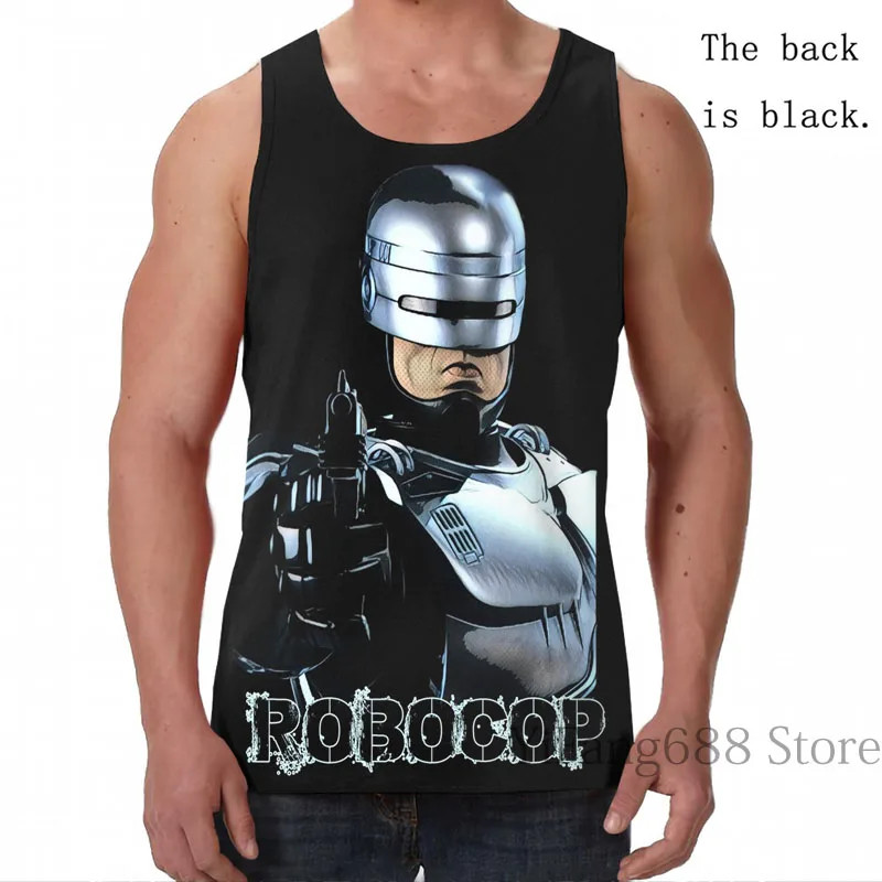 Майка с забавным принтом для мужчин и женщин пляжные шорты Robocop(2) комплекты