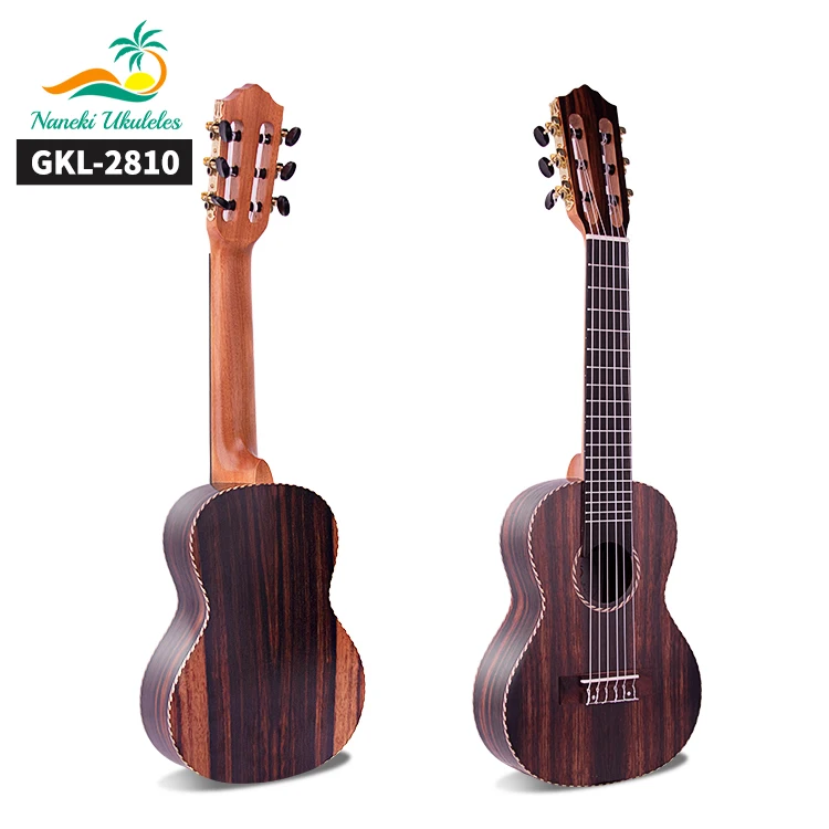

Smiger Guitarlele Ebony Ukulele 28 Inch Guilele 6 String Guitalele for Beginner Starter with Gig Bag Travel Small Acoustic Guita