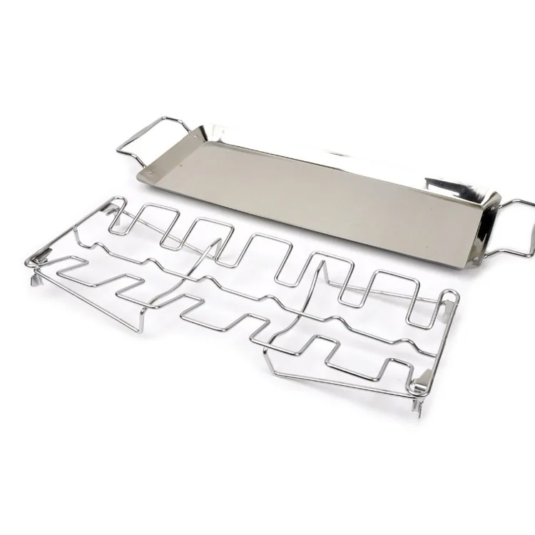 Подставка для крыльев куриных ножек из нержавеющей стали держатель гриля с