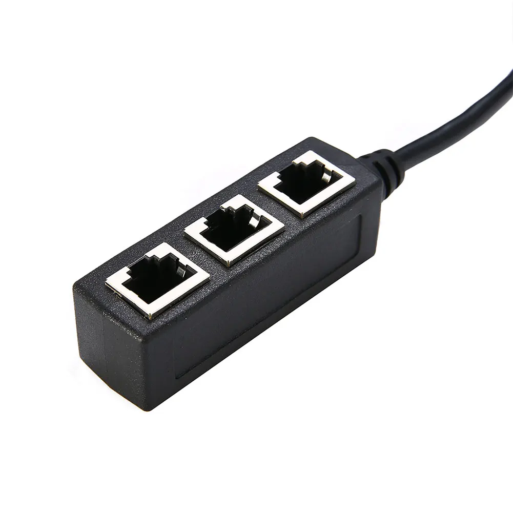 Аксессуары RJ45 разъем USB порт печатная плата ABS стабильный LAN Ethernet адаптер сплиттер