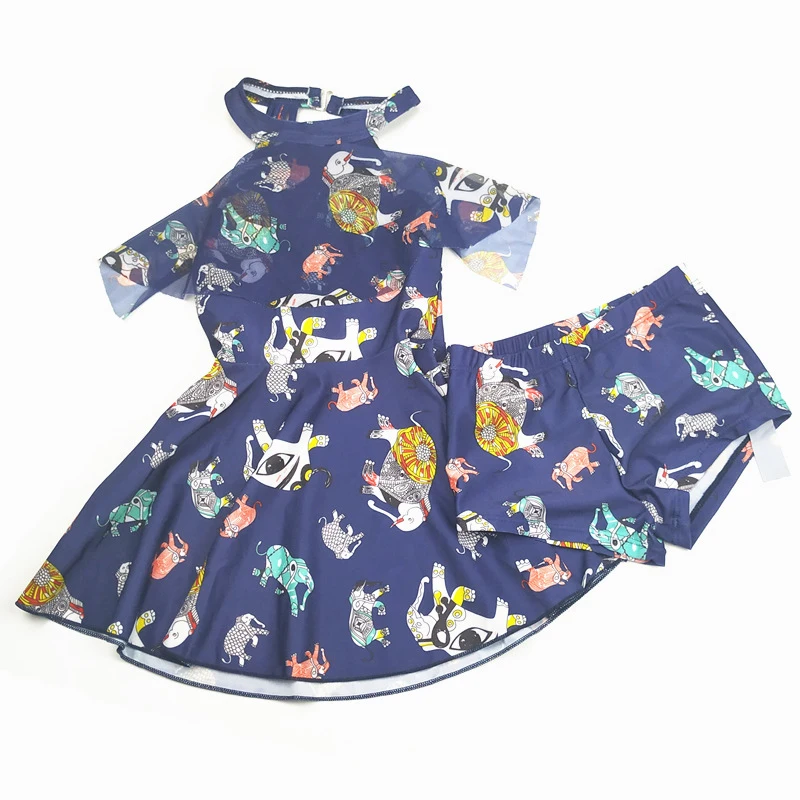 Комплект из 2 предметов купальный костюм с юбкой для родителей и детей мамы дочки