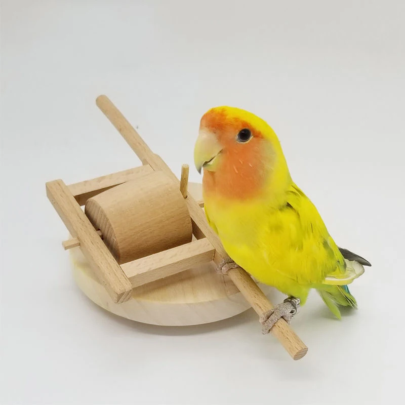 Забавные игрушки-попугаи подставка подвижная клетка для птиц платформа снятия