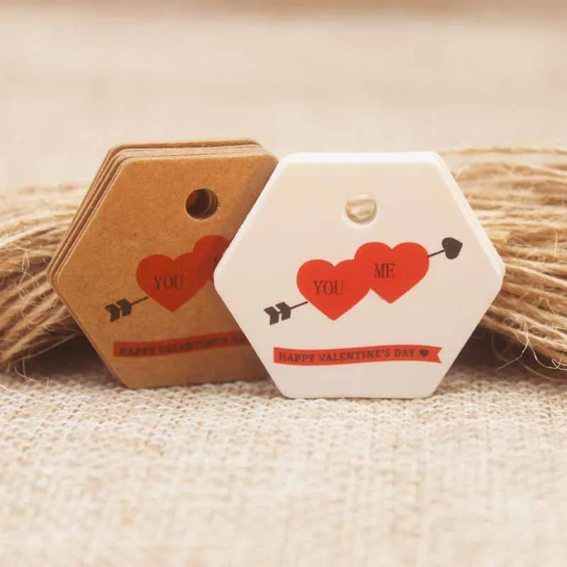 Feiluan 3*3 5 см крафт-бумага подарки украшение этикетка сделай сам ручная работа с