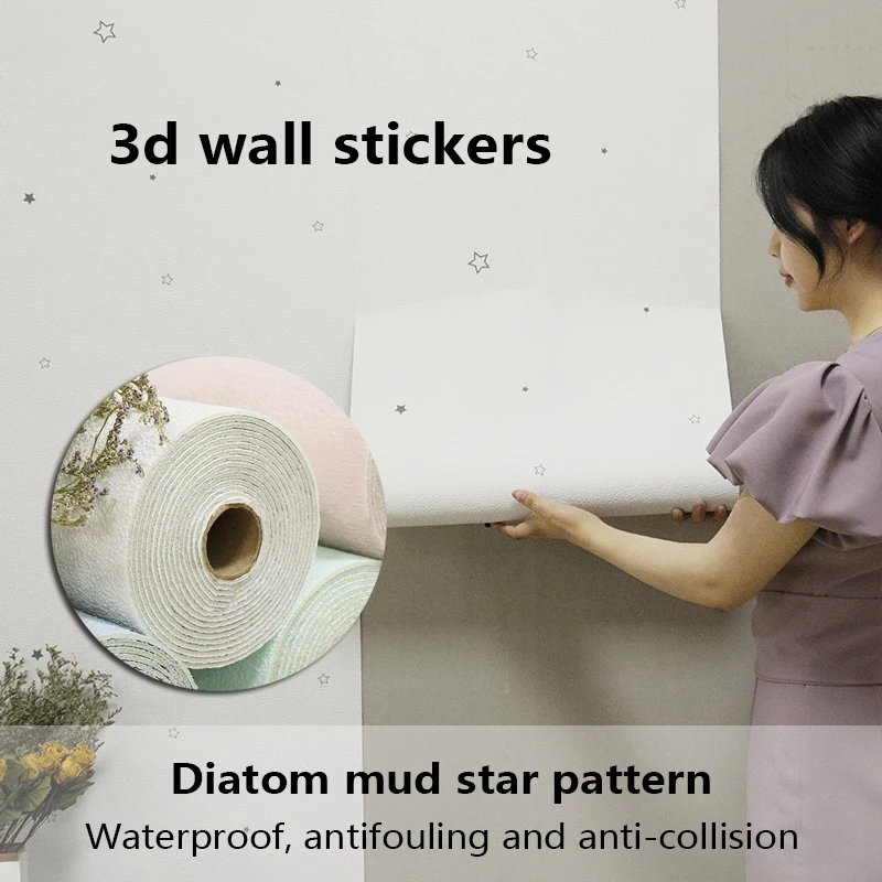 280cm 3d wallpaper waterproof and moisture proof self adhesive 3d wall stickers bathroom kitchen living room home decoration free global shipping