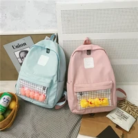 2019 itabags canvas waterproof women school backpack bags transparent diy shoulder teenagers school bags