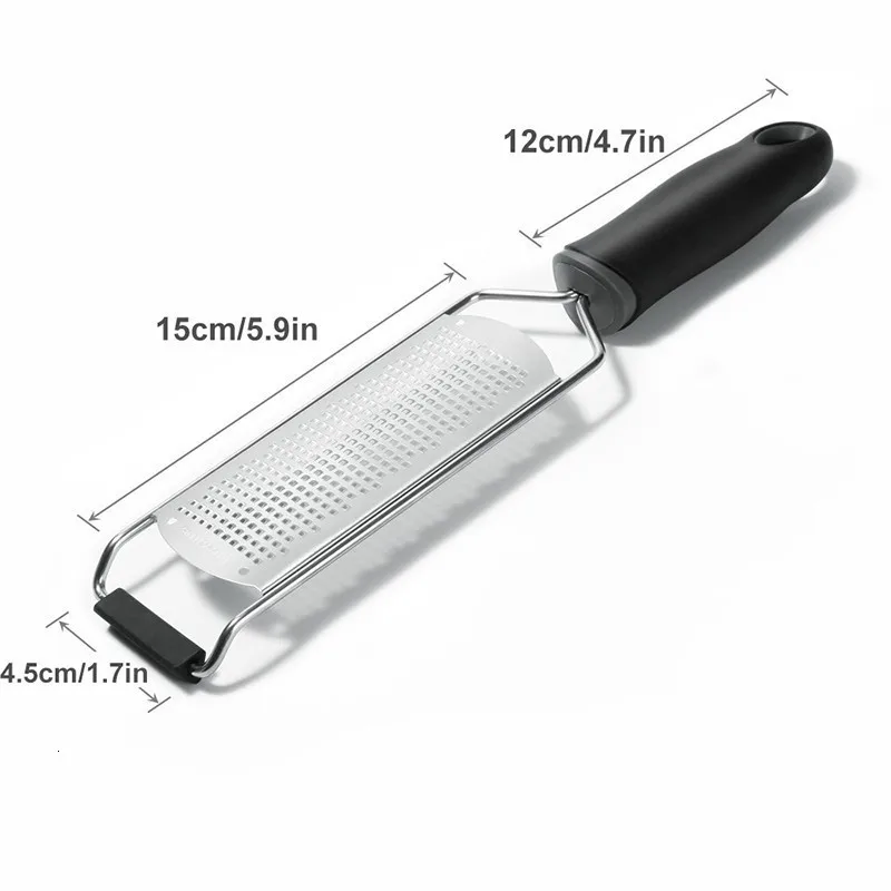 MESNUG Comfortable Vegetable Grater Cheese Safe Heavy Duty Stainless Steel Lemon Zester Grater For Carrots Potatoes Gingers