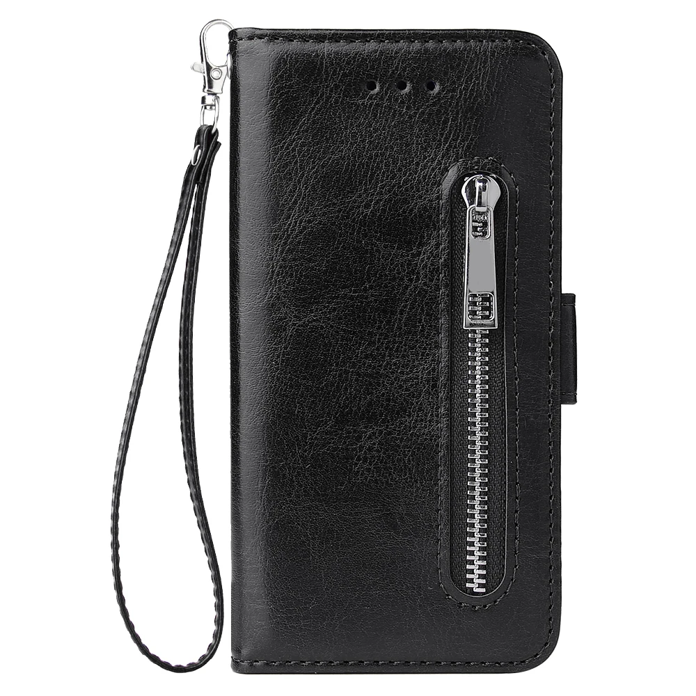 Flip Wallet Case For Samsung Galaxy A3 A5 A6S A8S A9 A10 A20 A30 A40 A50 A70 Leather Zipper Card Holder Stand Phone Cover