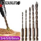 Набор сверл для плитки, 34568 мм, 1234 шт.