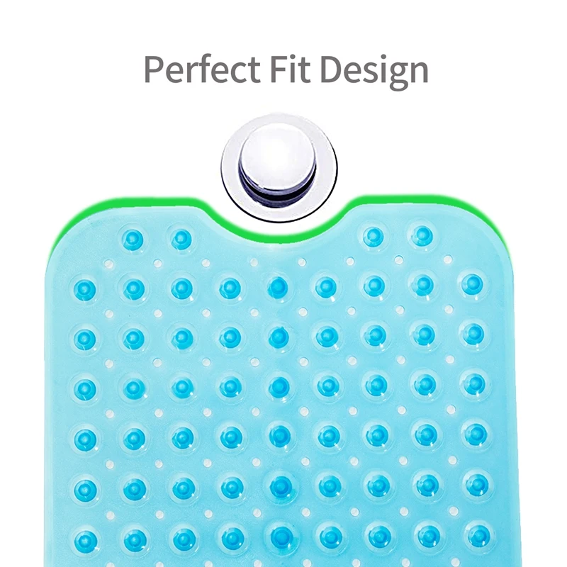 

40X100cm Bath Mat PVC Large Bathtub Non-Slip Bath Mats with Suction Cups 1Pc