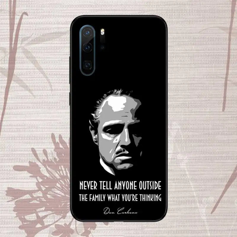 

Colorful Godfather Marlon Brando Phone Case For Huawei P20 P30 P40 lite Pro P Smart 2019 Mate 10 20 Lite Pro Nova 5t