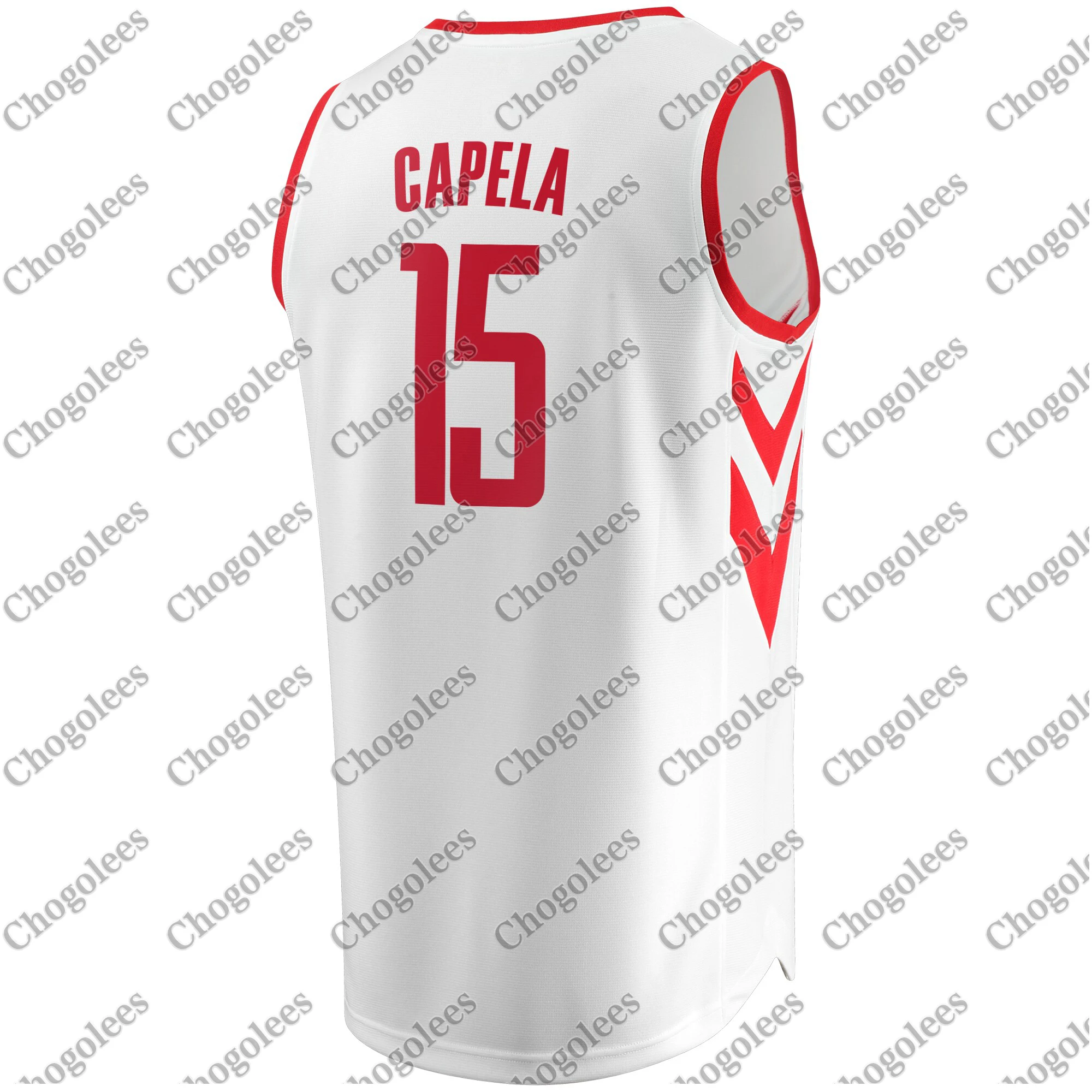 

Men Basketball Jersey Clint Capela Houston Branded Fast Break Jersey Association Edition White