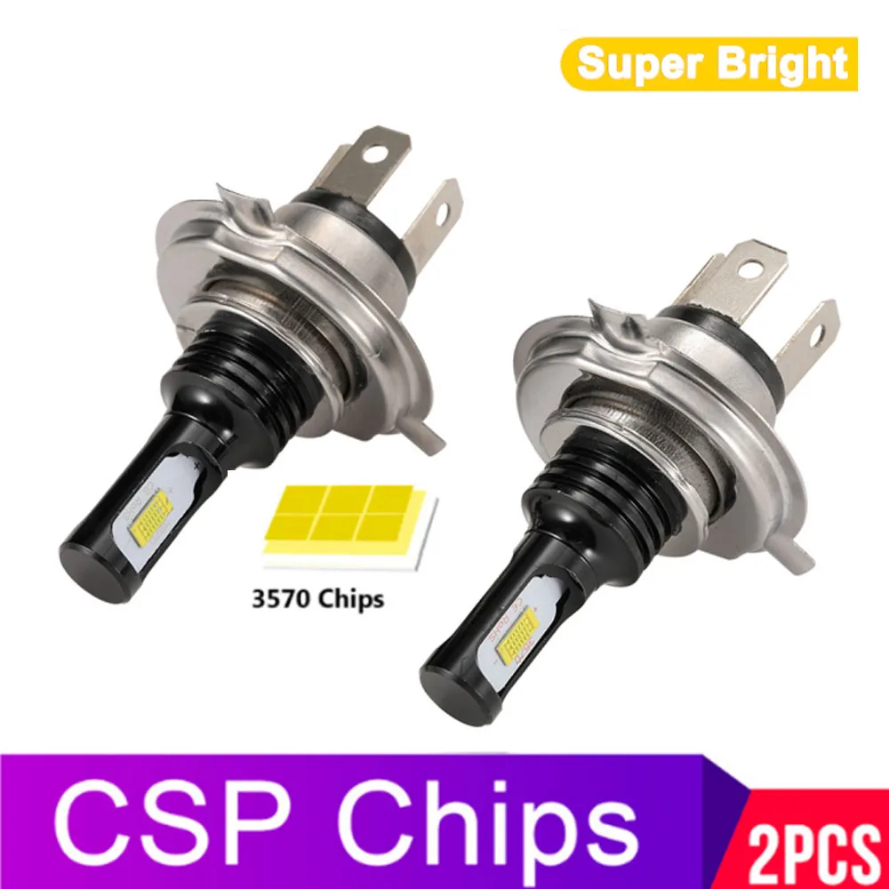 

MINI 2PCS Turbo Car Headlight H4 H7 LED H11 9005 9006 Bulb Headlamp Light 6500K 80W 12000LM Automotivo Auto Fog Light Lamp 12V