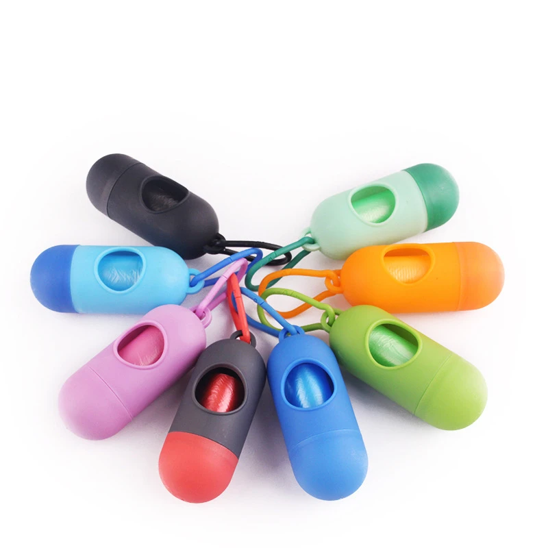 

Practical Pet Dog Poop Bag Dispenser Waste Garbage Holder Dispensers + Poop Bags Set Pets Dogs Trash Cleaning Supplies