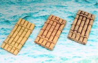 500 uds resina hadas jardn mini balsa de bamb miniatura decoracin jardn de hadas accesorios de micropaisajismo de sn3679