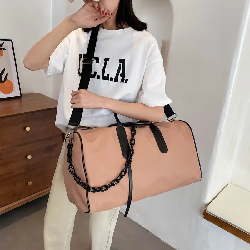 2021 Large Capacity Sports Nylon Handbag Male New Fashion Fitness Luggage Bag Female Training Bag 2021