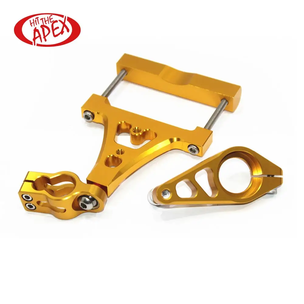 Алюминиевый мотоциклетный демпфер рулевого управления с ЧПУ стабилизирующий