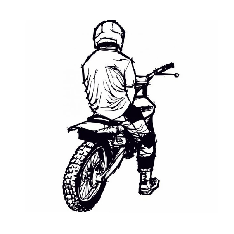 

Off-road Motorcycle Racing Sticker Vehicle Motocross Posters Vinyl Wall Decals Decor Mural Off-road Autocycle Racing Decal