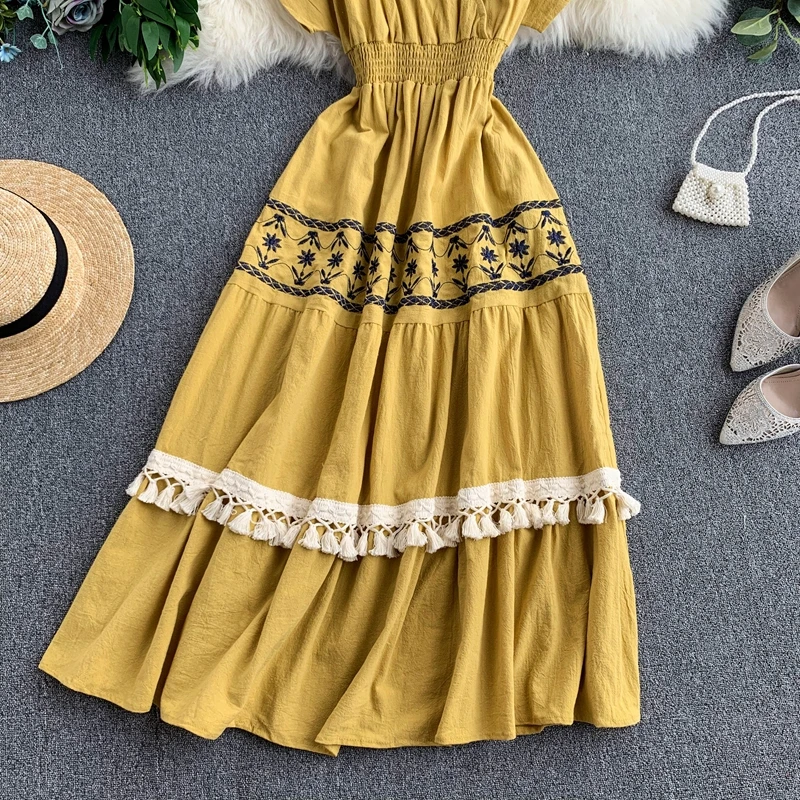 Новинка 2020 модные женские платья платье в этническом стиле женское летнее с